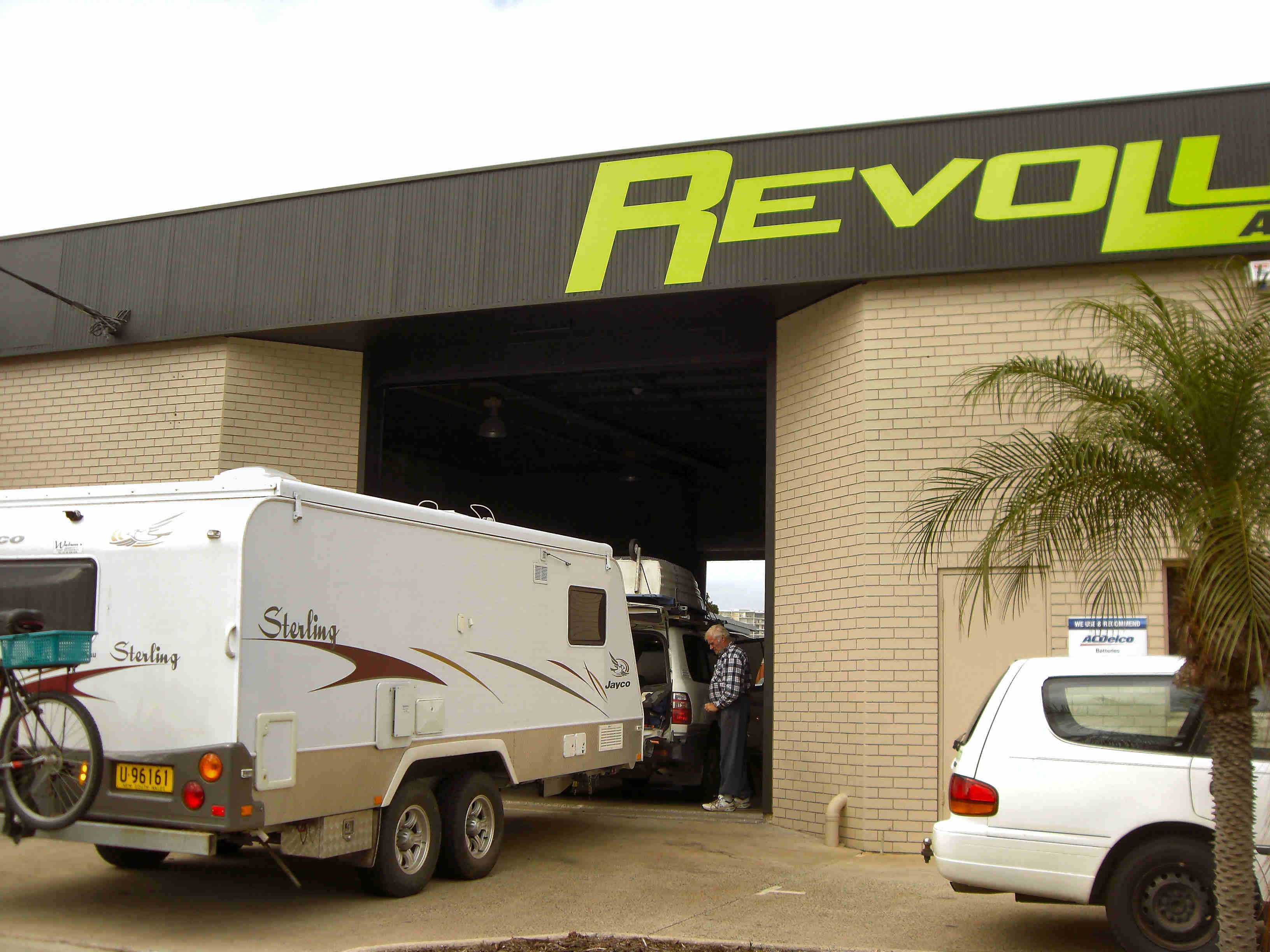 Cruiser in workshop, Caloundra