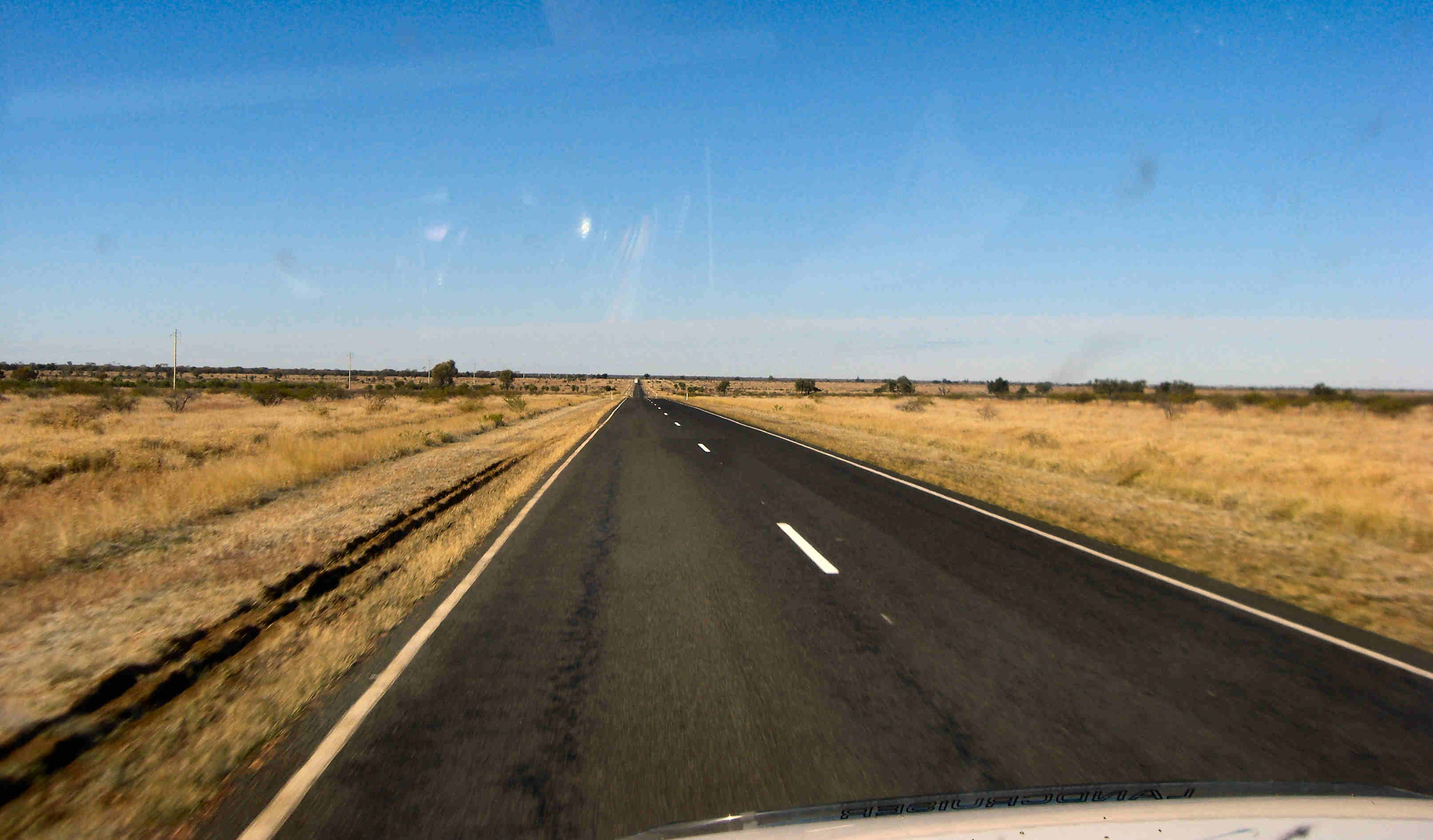 Road from Longreach to Barcaldine