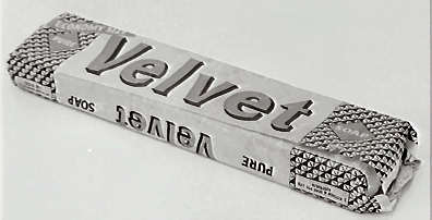 Velvet bar soap