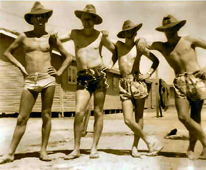 Ballarat, 1959. taken out side our hut.