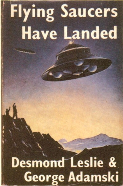 Book cover - Flying Saucers have landed