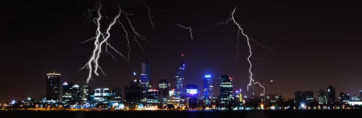Storm over Perth